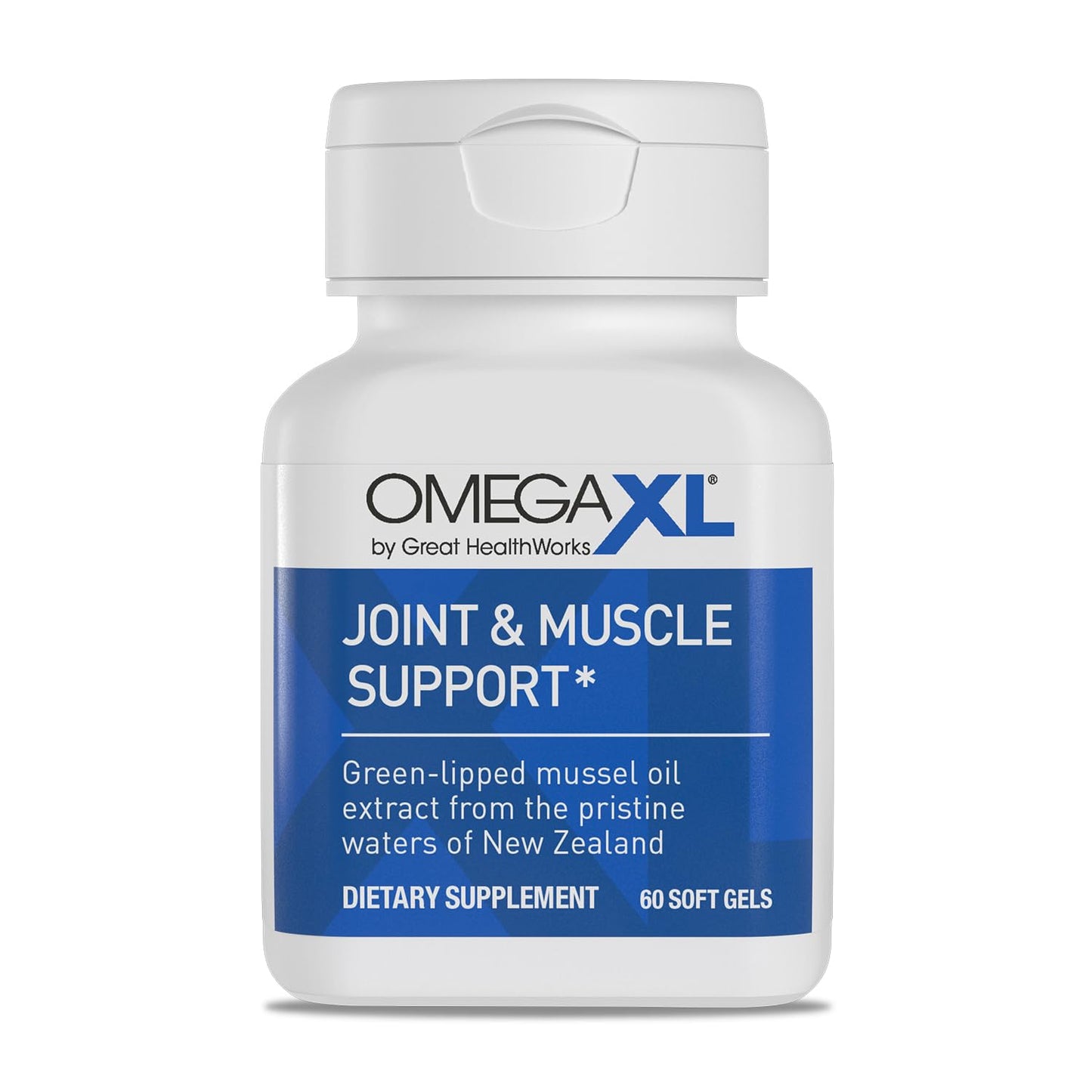 OmegaXL Joint Support Supplement, for Relief - Natural Muscle Support 60 Count - KOHINOOR PRIME